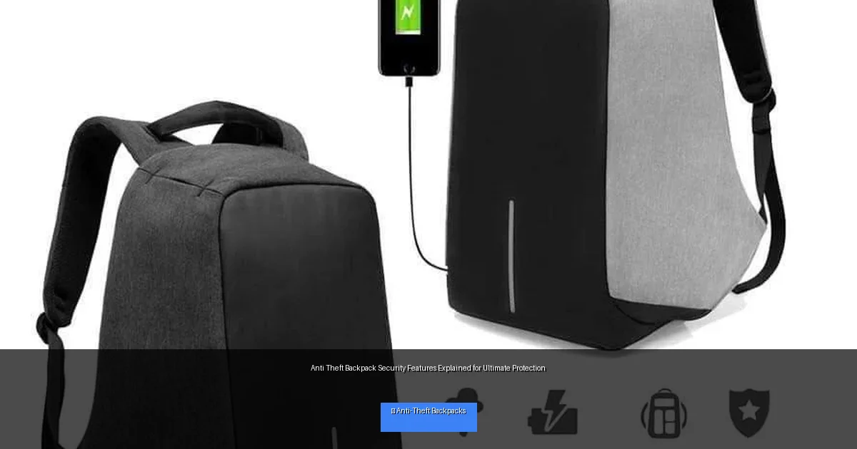 Anti Theft Backpack Security Features Explained for Ultimate Protection