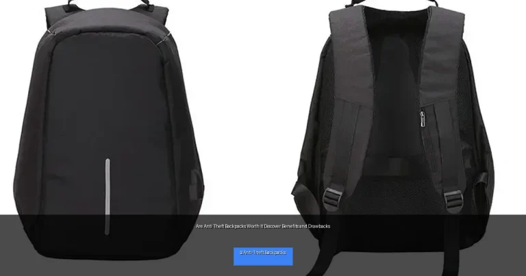 Are Anti Theft Backpacks Worth It Discover Benefits and Drawbacks