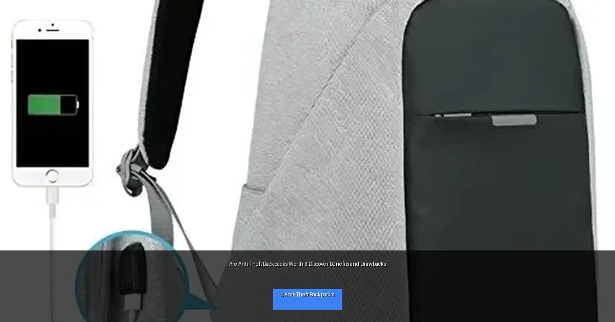 Are Anti Theft Backpacks Worth It Discover Benefits and Drawbacks