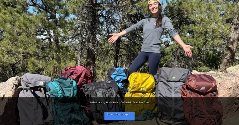 Are Backpacking Backpacks Carry On Guide for Stress Free Travel