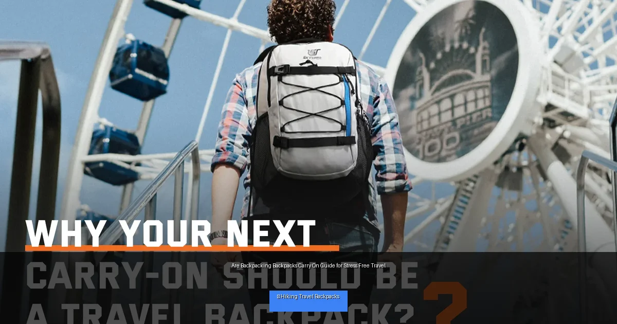Are Backpacking Backpacks Carry On Guide for Stress Free Travel