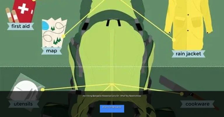Are Hiking Backpacks Allowed as Carry-On - What You Need to Know