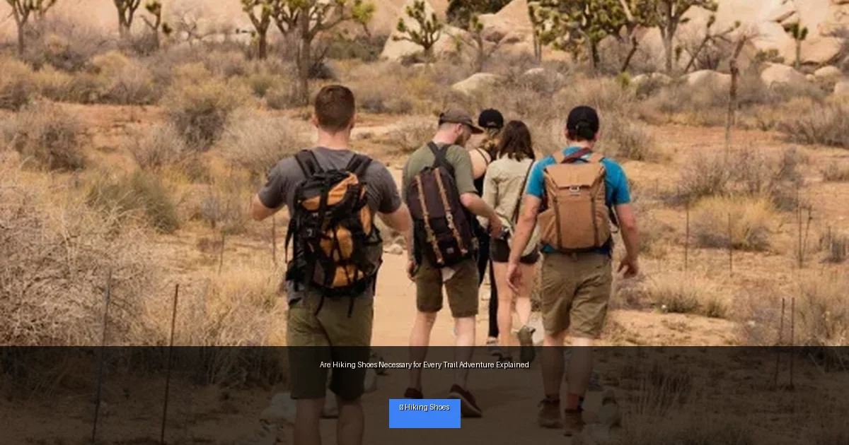 Are Hiking Shoes Necessary for Every Trail Adventure Explained