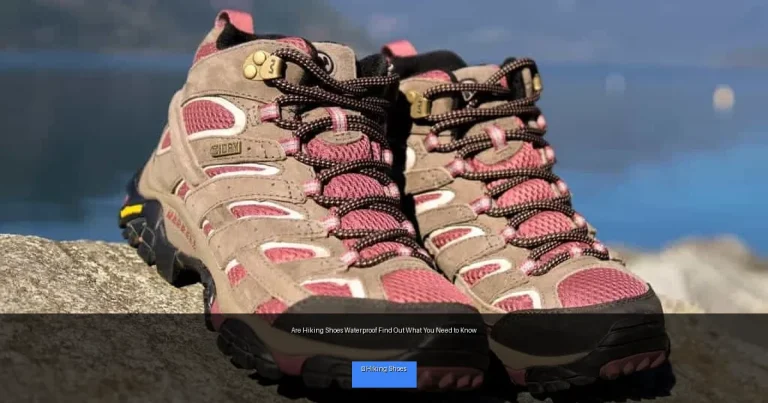 Are Hiking Shoes Waterproof Find Out What You Need to Know