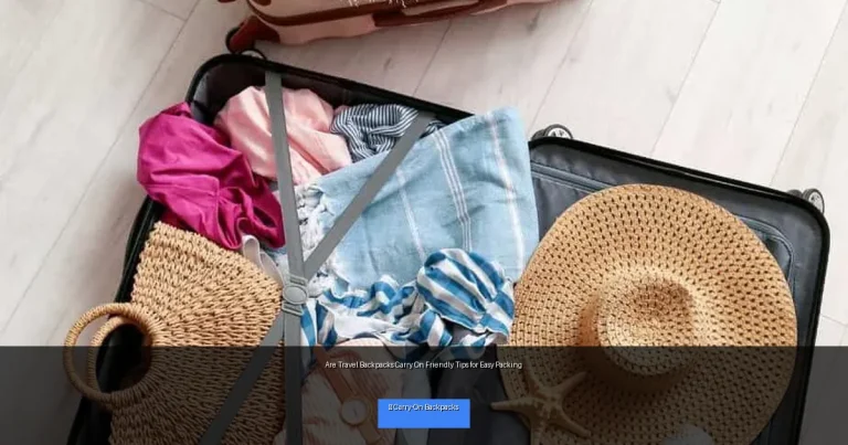 Are Travel Backpacks Carry On Friendly Tips for Easy Packing