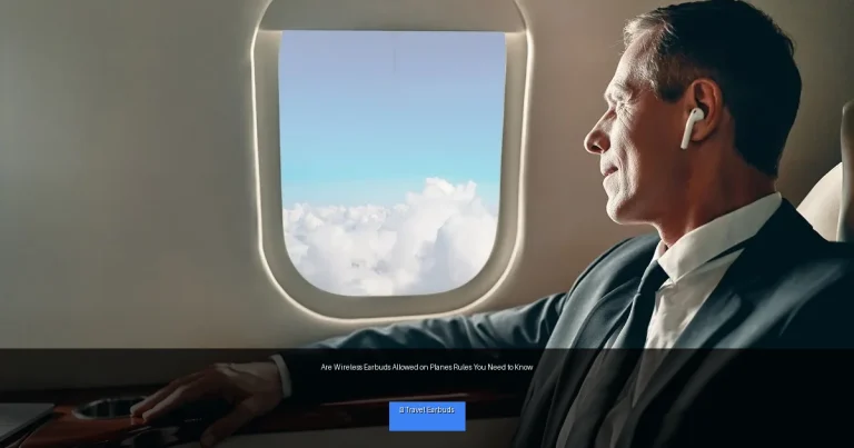 Are Wireless Earbuds Allowed on Planes Rules You Need to Know