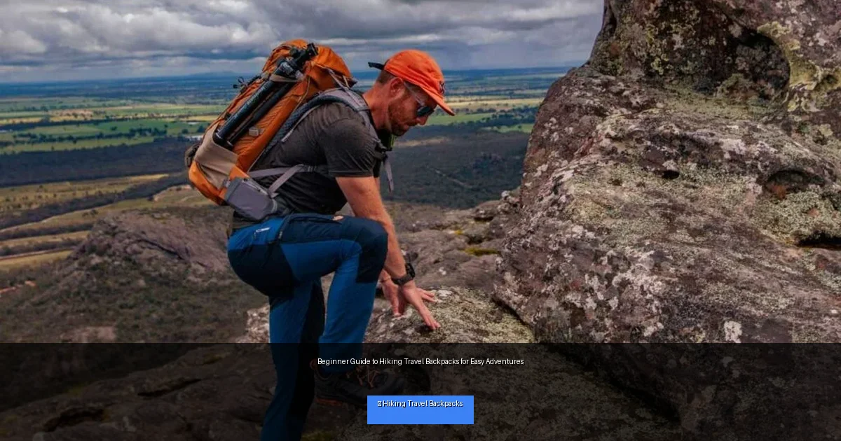 Beginner Guide to Hiking Travel Backpacks for Easy Adventures