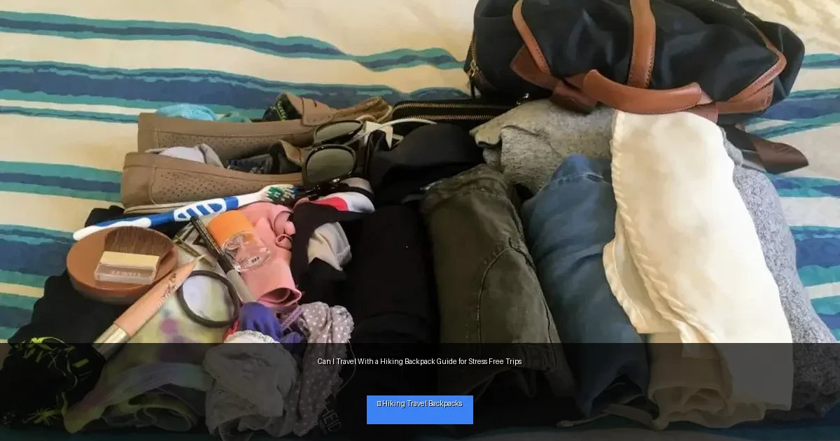 Can I Travel With a Hiking Backpack Guide for Stress Free Trips