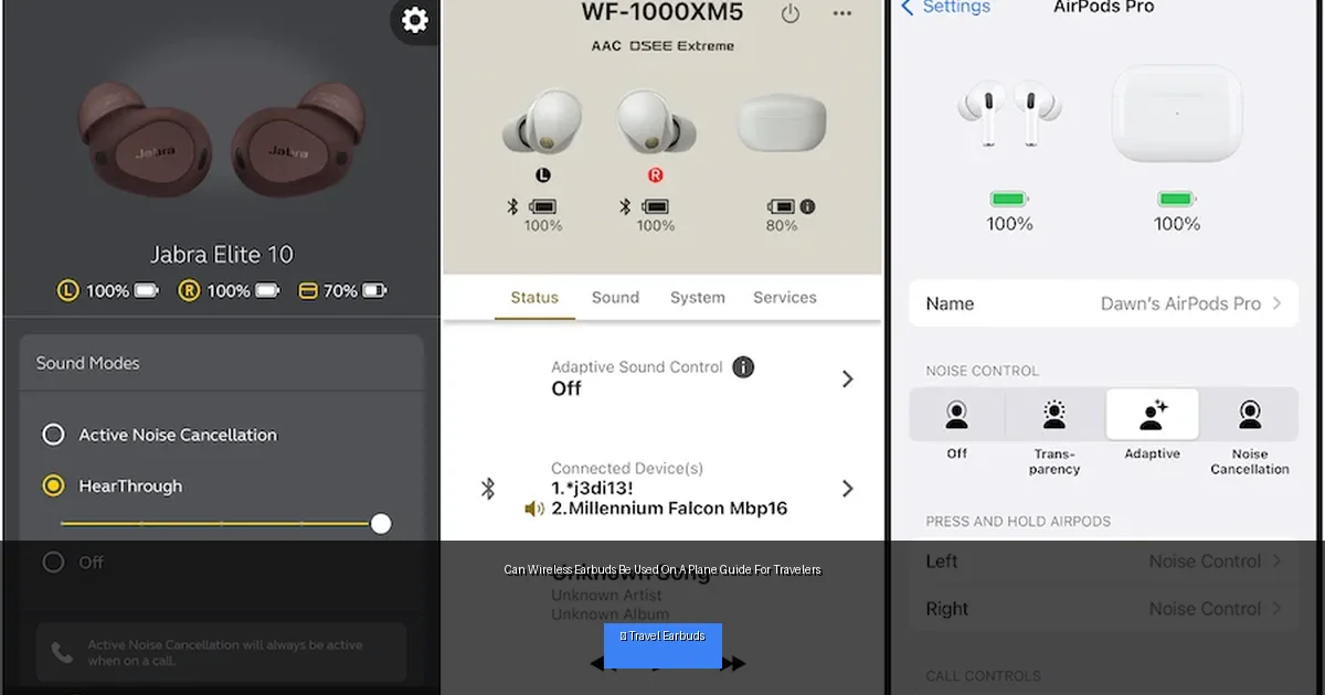 Can Wireless Earbuds Be Used On A Plane Guide For Travelers