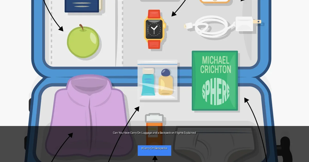 Can You Have Carry On Luggage and a Backpack on Flights Explained