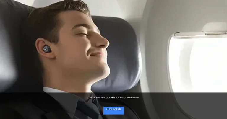 Can You Take Earbuds on a Plane Rules You Need to Know