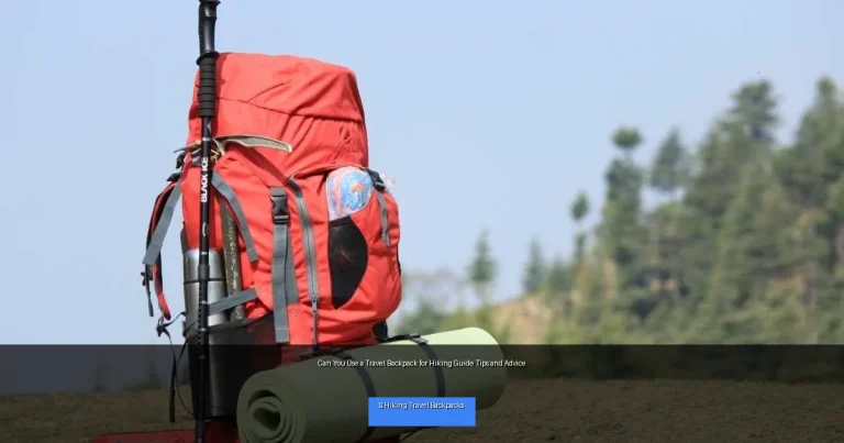 Can You Use a Travel Backpack for Hiking Guide Tips and Advice