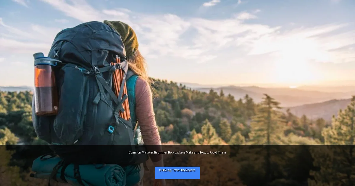 Common Mistakes Beginner Backpackers Make and How to Avoid Them
