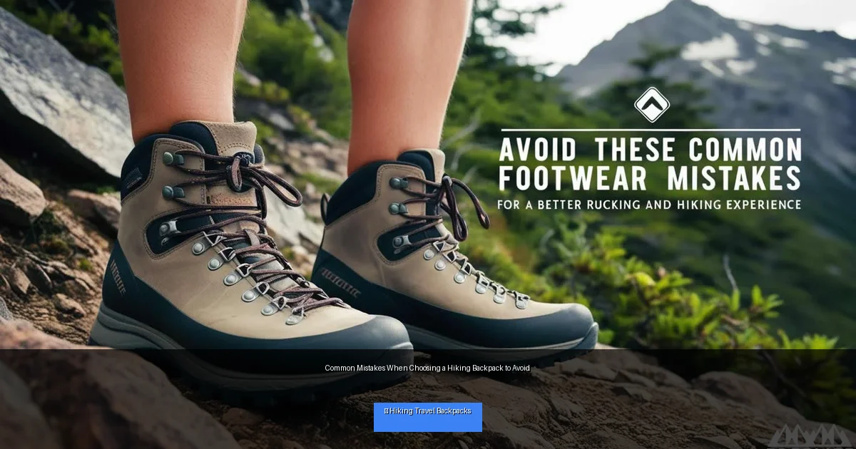 Common Mistakes When Choosing a Hiking Backpack to Avoid