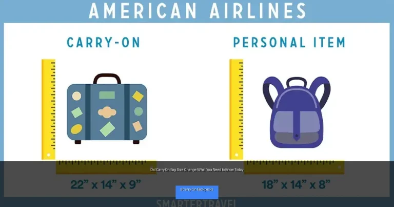 Did Carry On Bag Size Change What You Need to Know Today