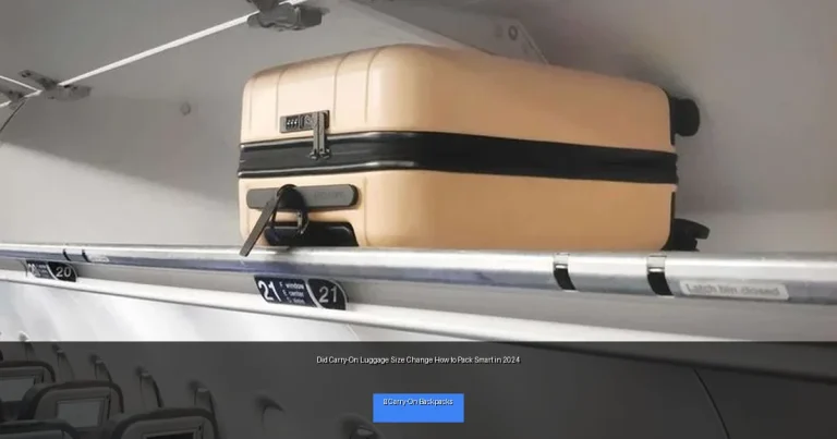 Did Carry-On Luggage Size Change How to Pack Smart in 2024