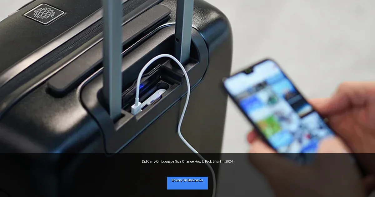 Did Carry-On Luggage Size Change How to Pack Smart in 2024