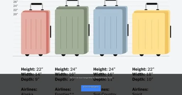 Did Carry On Size Change What You Need to Know for Travel