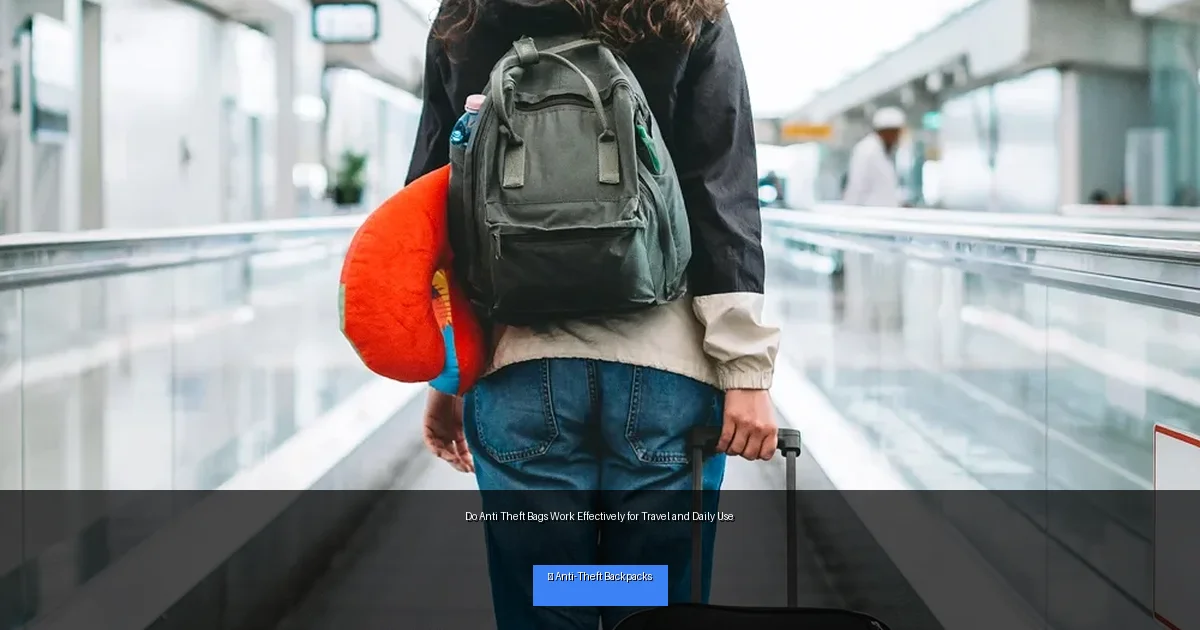 Do Anti Theft Bags Work Effectively for Travel and Daily Use