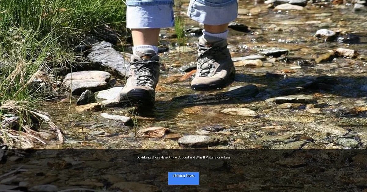 Do Hiking Shoes Have Ankle Support and Why It Matters for Hikers