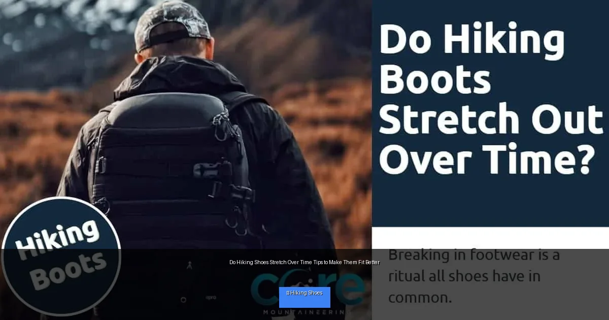 Do Hiking Shoes Stretch Over Time Tips to Make Them Fit Better