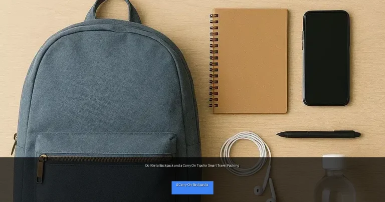 Do I Get a Backpack and a Carry On Tips for Smart Travel Packing