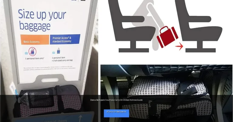 Does a Backpack Count as a Carry On United Airlines Guide