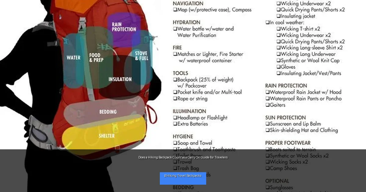 Does a Hiking Backpack Count as a Carry On Guide for Travelers
