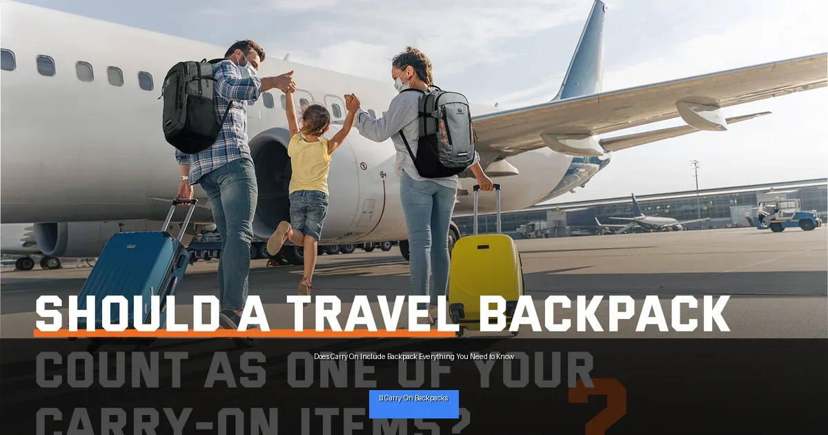 Does Carry On Include Backpack Everything You Need to Know