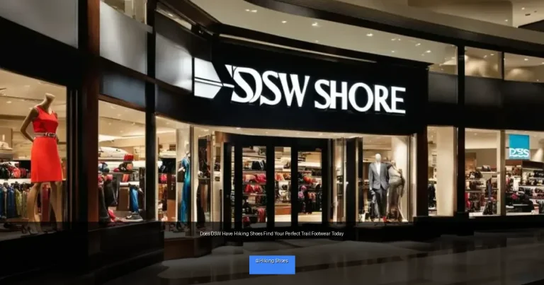 Does DSW Have Hiking Shoes Find Your Perfect Trail Footwear Today
