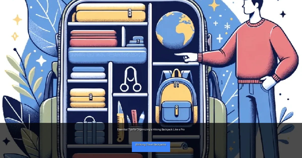 Essential Tips for Organizing a Hiking Backpack Like a Pro