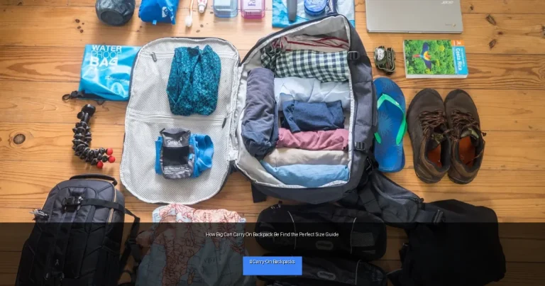 How Big Can Carry On Backpack Be Find the Perfect Size Guide