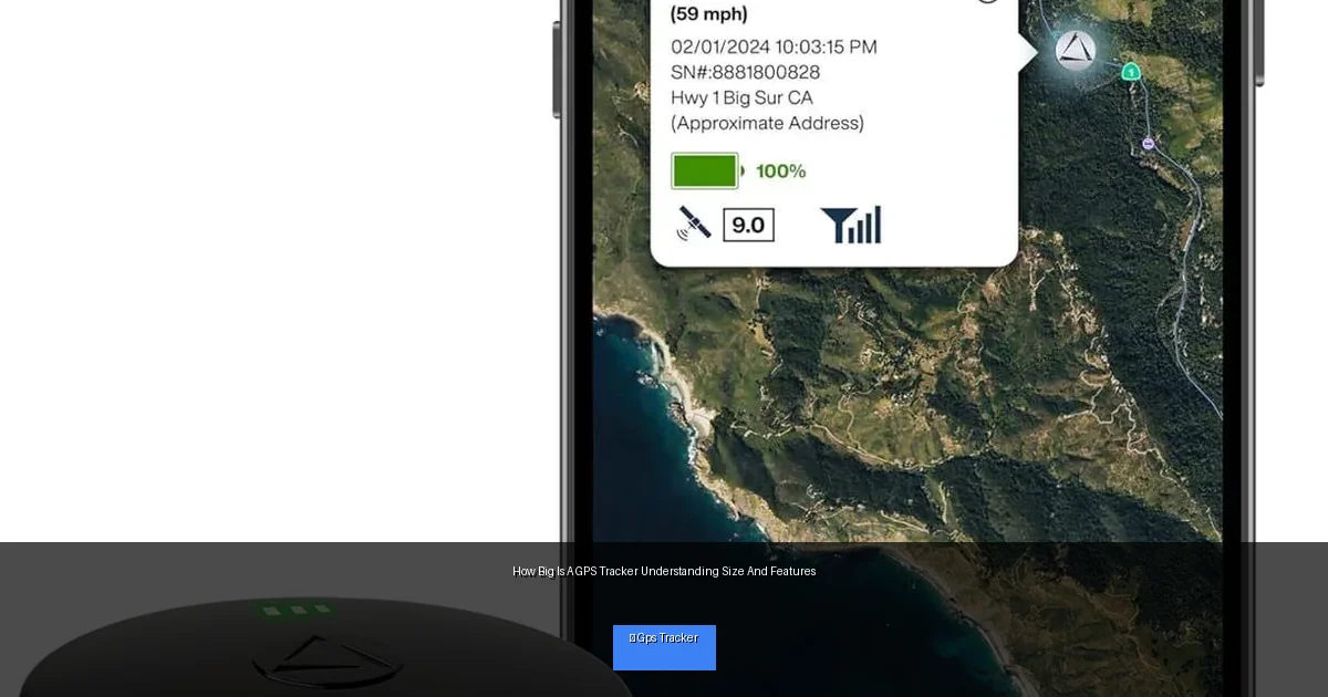 How Big Is A GPS Tracker Understanding Size And Features