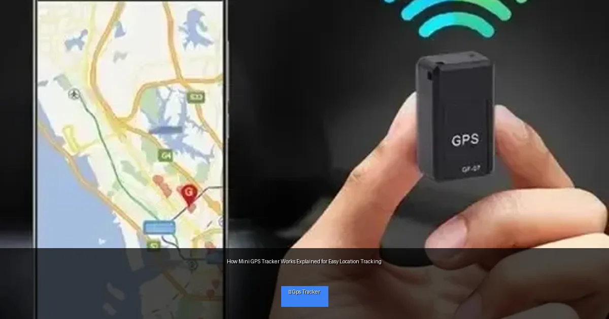How Mini GPS Tracker Works Explained for Easy Location Tracking