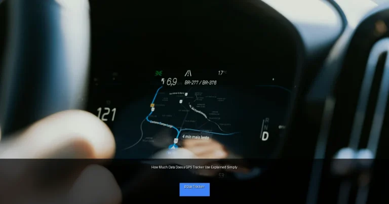 How Much Data Does a GPS Tracker Use Explained Simply