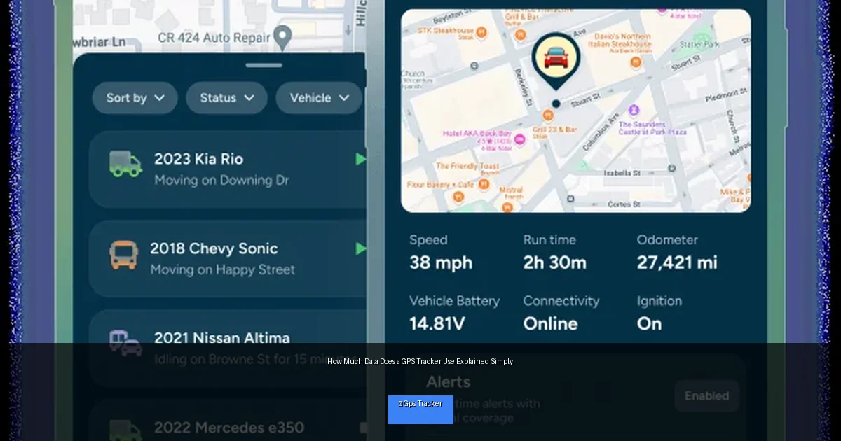 How Much Data Does a GPS Tracker Use Explained Simply