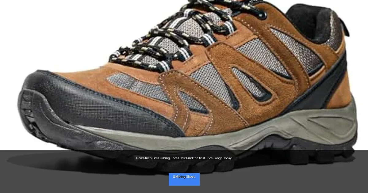 How Much Does Hiking Shoes Cost Find the Best Price Range Today