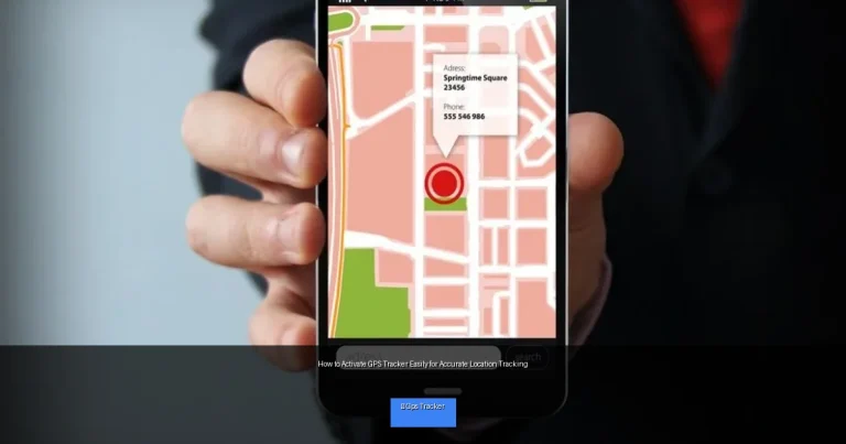 How to Activate GPS Tracker Easily for Accurate Location Tracking