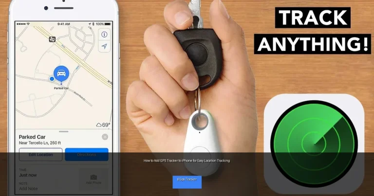 How to Add GPS Tracker to iPhone for Easy Location Tracking
