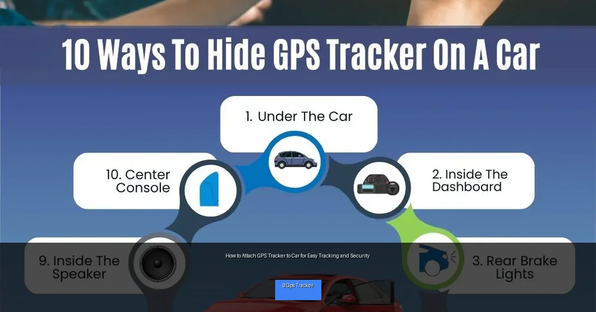 How to Attach GPS Tracker to Car for Easy Tracking and Security
