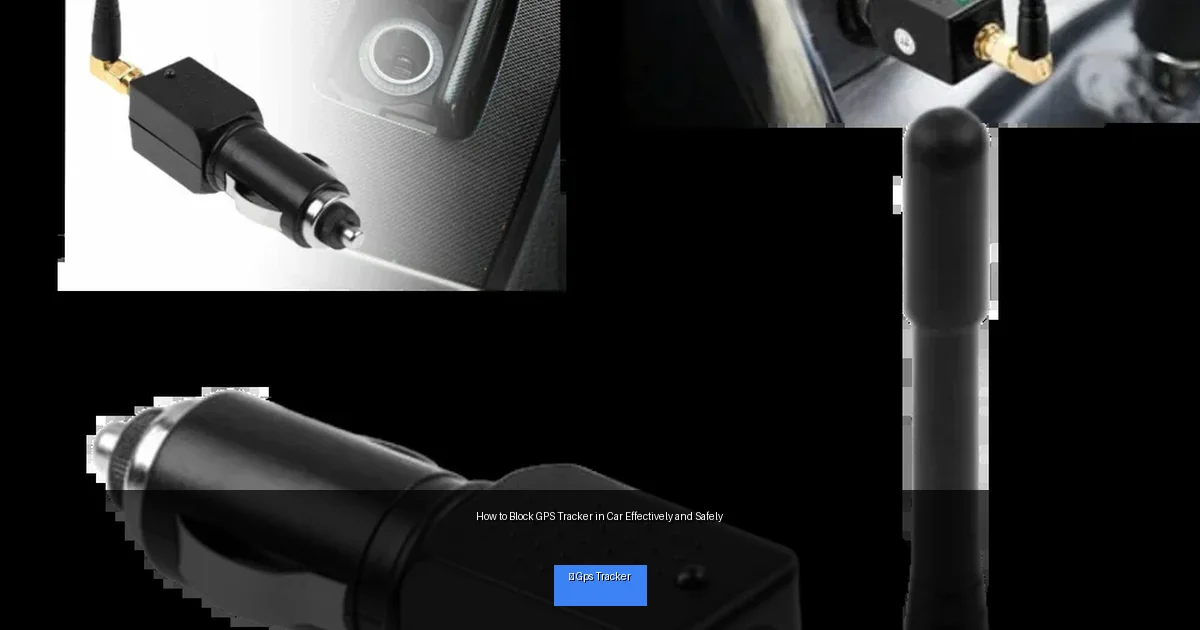 How to Block GPS Tracker in Car Effectively and Safely