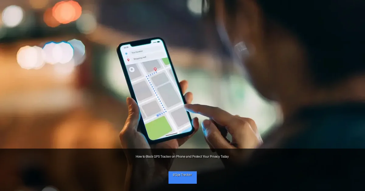 How to Block GPS Tracker on Phone and Protect Your Privacy Today
