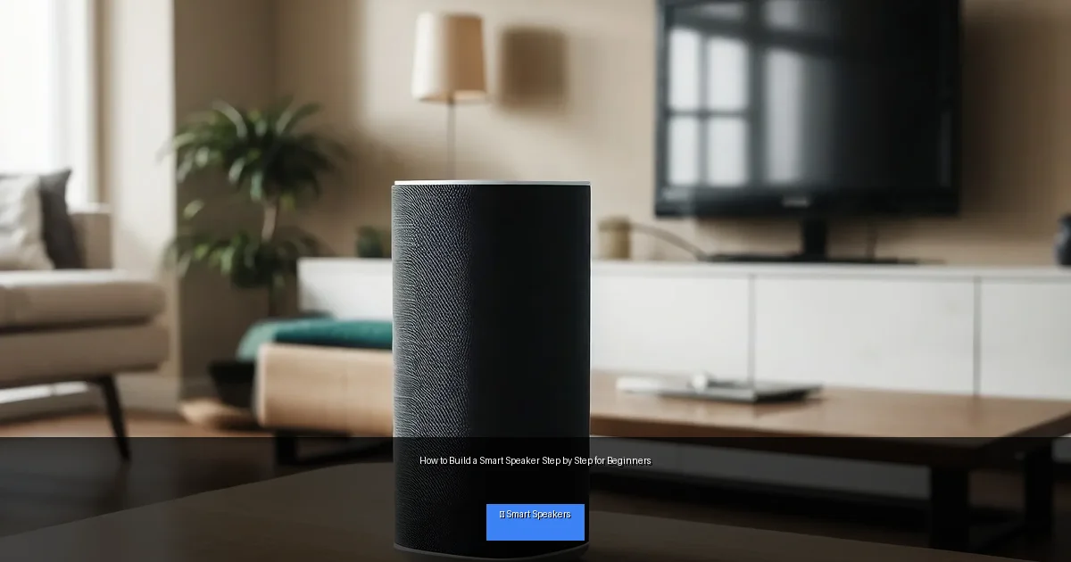 How to Build a Smart Speaker Step by Step for Beginners