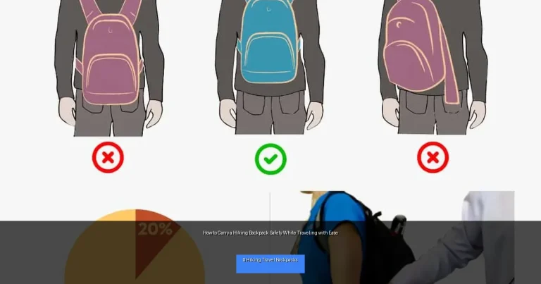 How to Carry a Hiking Backpack Safely While Traveling with Ease
