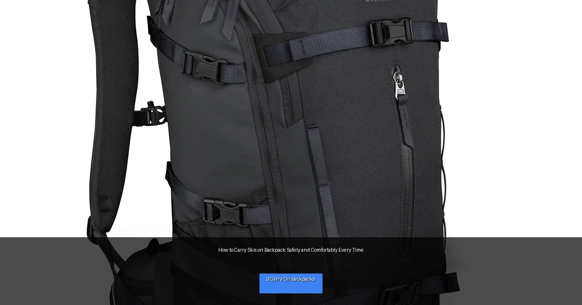 How to Carry Skis on Backpack Safely and Comfortably Every Time