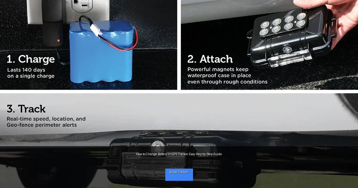 How to Change Battery in GPS Tracker Easy Step by Step Guide