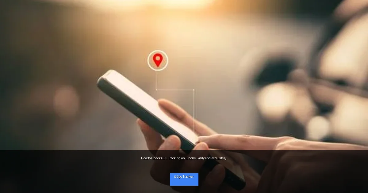 How to Check GPS Tracking on iPhone Easily and Accurately