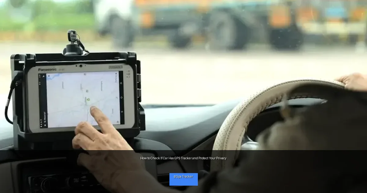 How to Check If Car Has GPS Tracker and Protect Your Privacy