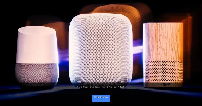 How to Choose a Smart Speaker That Fits Your Home Perfectly