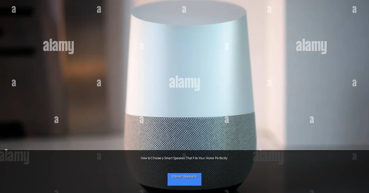 How to Choose a Smart Speaker That Fits Your Home Perfectly